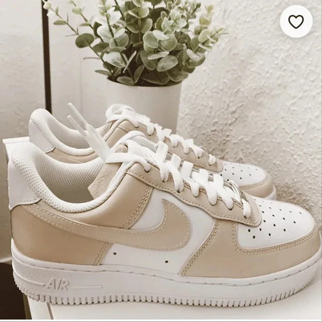 Tan air force 1 kids clearance