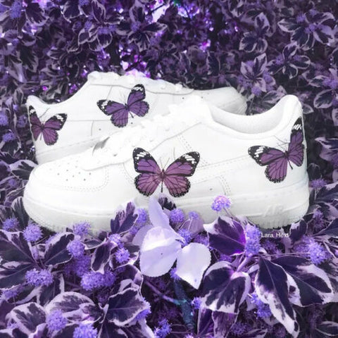 Butterfly X LV Air Force 1  Butterfly shoes, Aesthetic shoes