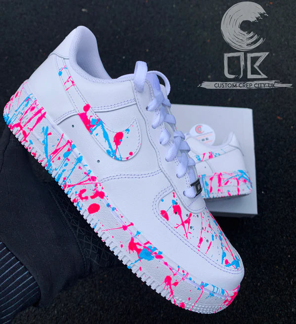 Air Force 1 Custom Low Pastel Shoes Purple Yellow Blue Green Pink All –  Rose Customs, Air Force 1 Custom Shoes Sneakers Design Your Own AF1