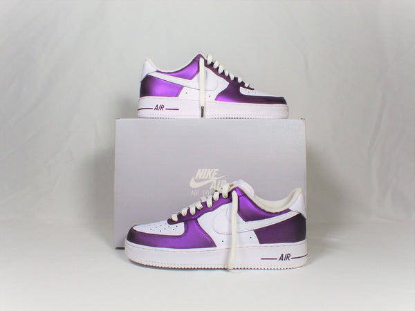 Air Force 1 Custom Low Purple Prince Pearlescent Two Tone Shoes Men Women Kids AF1 Sneakers 4