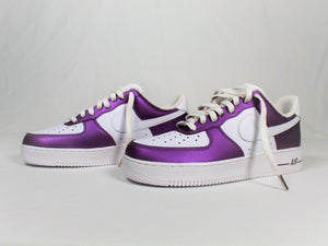 Air Force 1 Custom Low Purple Prince Pearlescent Two Tone Shoes Men Women Kids AF1 Sneakers