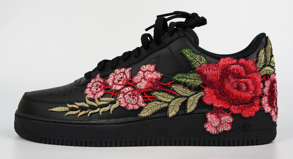 Nike air cheap force black rose