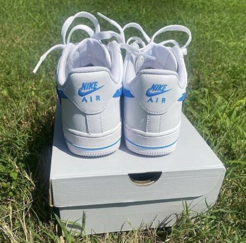 Air Force 1 Custom Low Blue Splatter Butterfly White Shoes Mens Womens Kids AF1 Sneakers 4