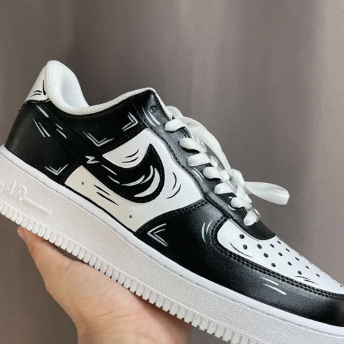 Nike Air Force 2 Low Sneaker Toddlers White Black