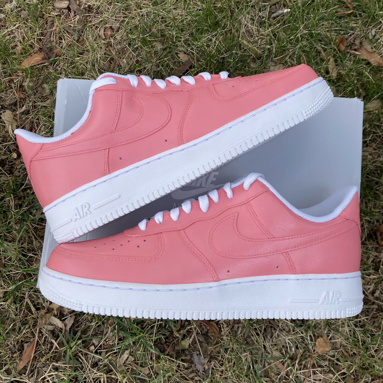 Air Force 1 Custom Hot Pink Drip Low White Shoes Men Women Kids Af1 Sneakers 1Y Kids