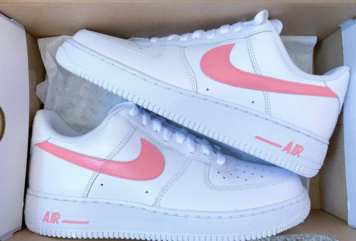 NikeAirForce1CustomLowPinkSwoo 