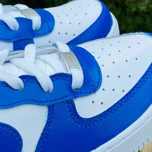 Nike Air Force 1 Custom Low Sapphire Pearlescent Blue Shoes Men Women Kids