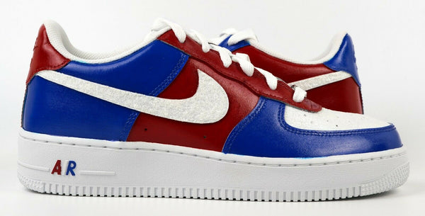 Air Force 1 Custom Low Shoes USA Red White Blue Glitter 4th of July Sneakers AF1 2