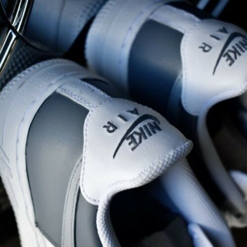 Air Force 1 Custom Low Two Tone Light Dark Gray Shoes Men Women Kids Sizes AF1 Sneakers 4