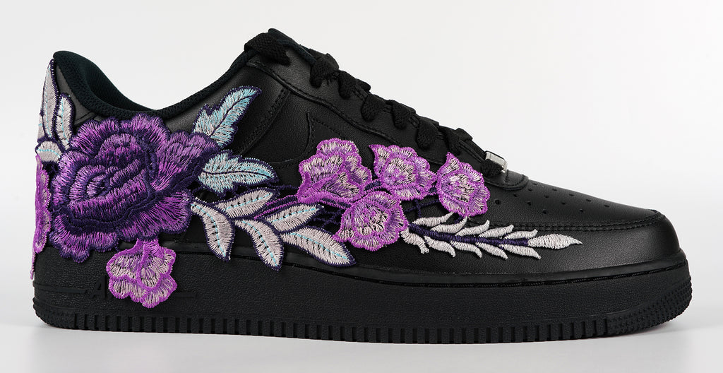 air force 1 black and purple