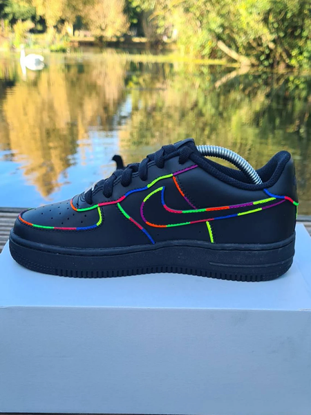 Air Force 1 Custom Low Two Tone Salmon Pink Casual Shoes Men Women Kids AF1 Sneakers 3