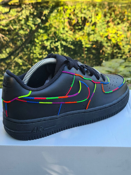 Air Force 1 Custom Low Two Tone Salmon Pink Casual Shoes Men Women Kids AF1 Sneakers 8