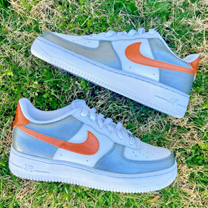 Nike Air Force 1 '07 Lv8 Sneaker in Orange for Men