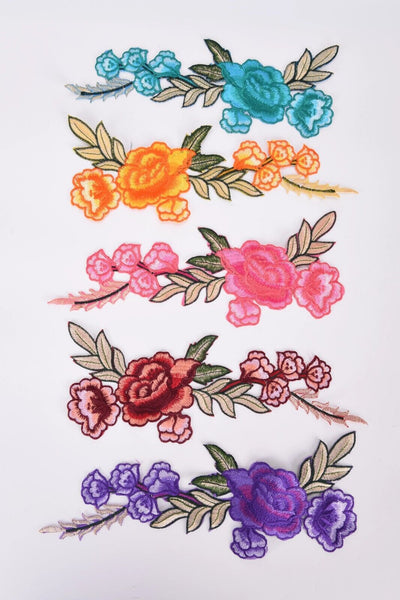 Air Force 1 Custom Sneakers Floral Flower Rose Red Blue Pink Orange Purple Black AF1 Shoes 6